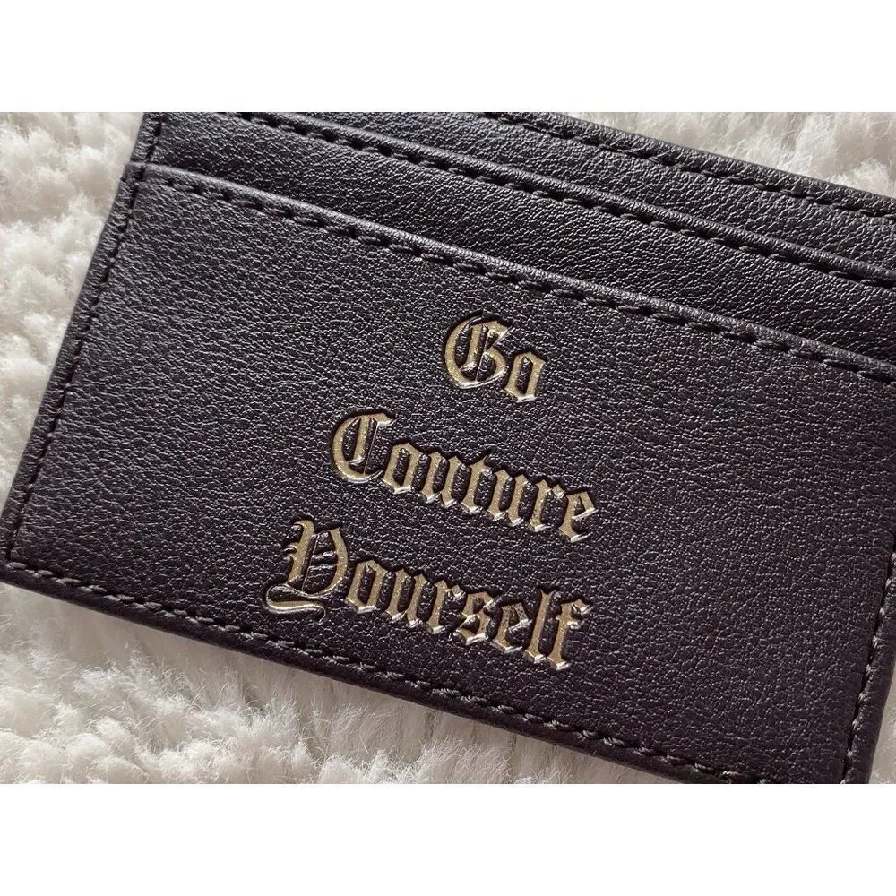 Juicy Couture Queen Of Everything Bifold Wallet With Pullout Card Case Blush NEW